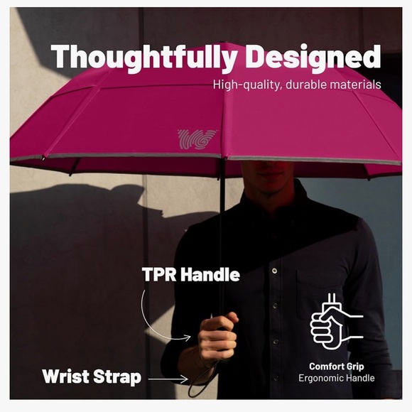 NEW Weatherman x Arnold Palmer Collapsible Golf Umbrella Green Signature Drinks - Picture 5 of 7